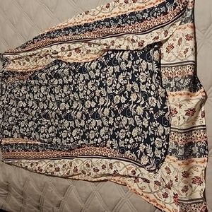 High- Low Boho Chic Skirt - plus